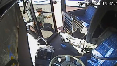 Sürücünün çabası yetmedi! Kaza kaçınılmaz oldu