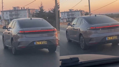 TOGG’un yeni sedan modeli trafikte! Testlerde dikkat çekmişti