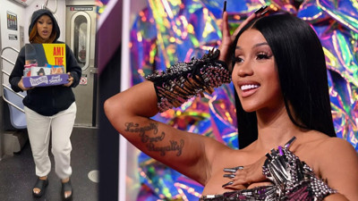 Dünyaca ünlü rapçi Cardi B sokaklarda: Albüm tanıtımı şaşırttı! Fare paniği
