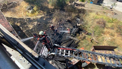 Battalgazi’de apartmanda yangını paniği!