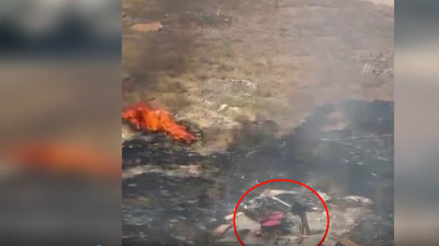 İtfaiye alevlerle savaştı! Kadın pes etmedi: Hiç durmadan salçasını karıştırdı