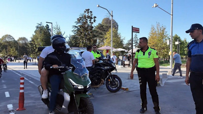 Baklava taşıyan sürücüye para cezası
