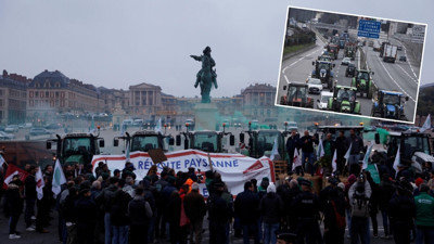 Fransız çiftçiler AB-MERCOSUR Anlaşması'nı protesto etmek için 16 farklı noktada 70 eylem düzenlediler