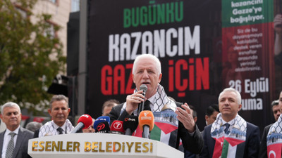 Giyimkent esnafından destek mesaisi: Tüm gelir Gazze'ye bağışlanacak!