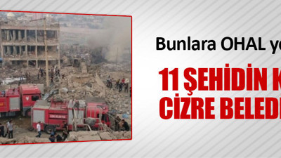 11 polisi şehit eden kamyon Cizre Belediyesi’nin çıktı