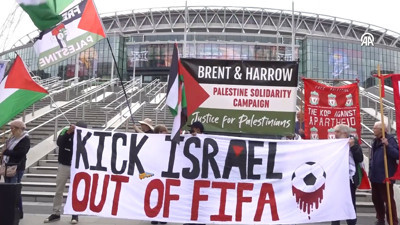 İngiliz taraftarlar, FIFA ve UEFA'ya seslendi: İsrail'i men edin, bu vahşete katlanamıyoruz