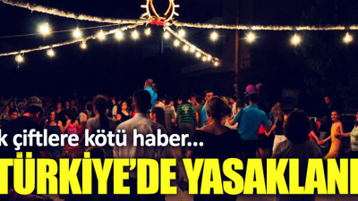 Sokak düğünleri tüm Türkiye'de yasakladı