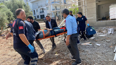Asansör boşluğunda korkunç kaza! İşçi hastaneye kaldırıldı