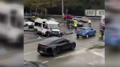 Sarıyer’de servis kazası! Yaralılar var: Bölgeye ekipler sevk edildi