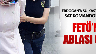 Firari SAT komandosunun eşi 'abla' çıktı