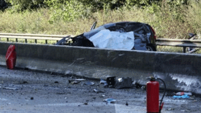 Almanya'da feci kaza!