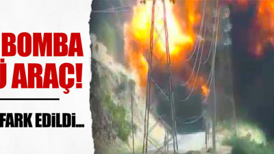 5 ton bomba yüklü araç ele geçirildi