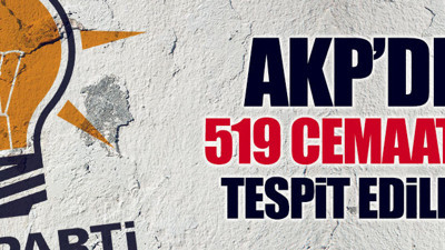 AKP'de 'cemaatçi'lerin sayısı açıklandı