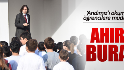 Andımızı okumak isteyen öğrencilere müdürden tepki