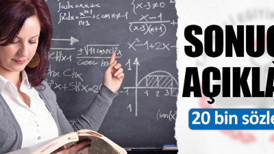 Sözleşmeli öğretmenlerin mülakat sonuçları açıklandı