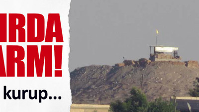 PYD, mevzi kurup flama astı