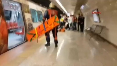 Metroda korkunç olay!