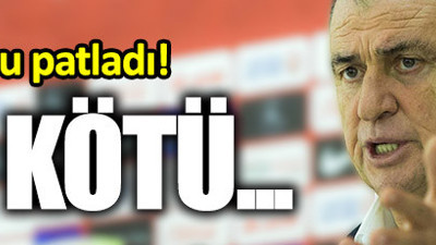 Fatih Terim Ukrayna maçı sonrası patladı