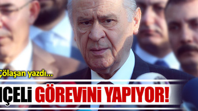 Emin Çölaşan, Bahçeli'yi yazdı