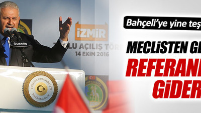 Yıldırım'dan referandum açıklamsı