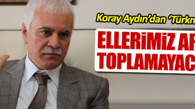Koray Aydın'dan 'Türkmen' açıklaması