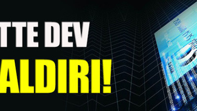 İnternette dev siber saldırı!