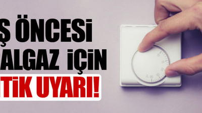 Doğalgazda kış hazırlığı