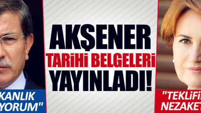 Akşener’e başbakan yardımcılığı böyle teklif edilmiş!