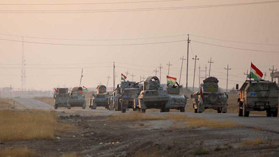 Peşmerge, Başika'ya girdi