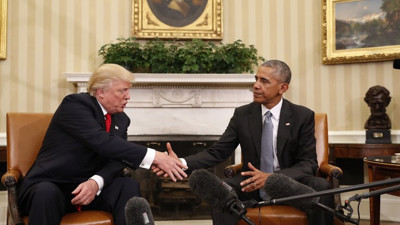 Obama ve Donald Trump Beyaz Saray'da görüştü