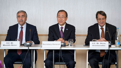 Kıbrıs için gözler Cenevre'deki zirvede