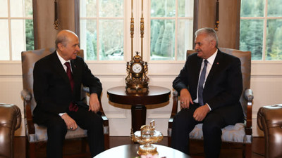 Yıldırım ve Bahçeli Başkanlık'ta anlaştı