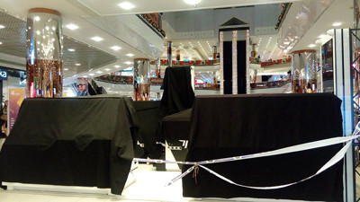 Cevahir'de açık satış noktaları mühürlendi