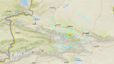 Doğu Türkistan'da deprem (08 Aralık 2016)