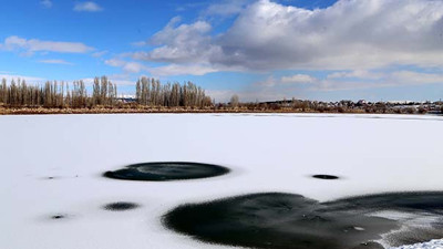 Kızılırmak buz tuttu