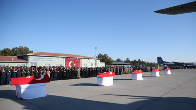 5 şehide daha uğurlama