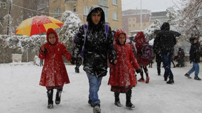 Okulları kar değil söylenti tatil etti