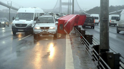 FSM'de römork devrildi