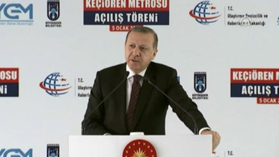 Keçiören metrosu açıldı