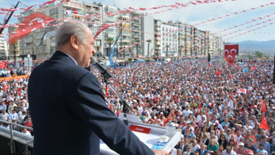 Bahçeli seçim mitinglerinde başkanlığa böyle 'hayır' dedi