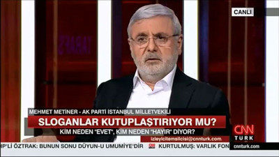 AKP’li Metiner: “HDP tabanı evet diyecek”