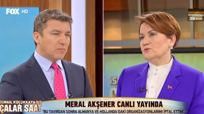 Akşener'den canlı yayında çarpıcı açıklamalar