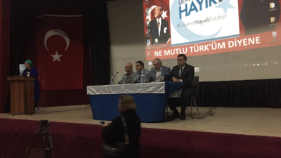 Ülkü Ocakları eski Genel Başkanları Bandırma'da konuştu