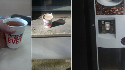 Üniversitesitede 'evet' propagandası