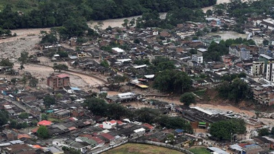 Kolombiya'da sel faciası