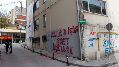 ‘Allah için evet’ yazdılar