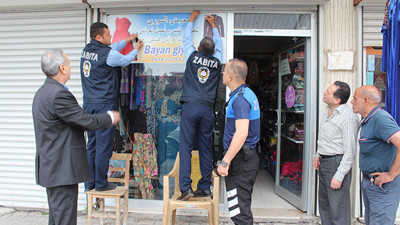 Hatay'da Arapça tabelalar kaldırıldı