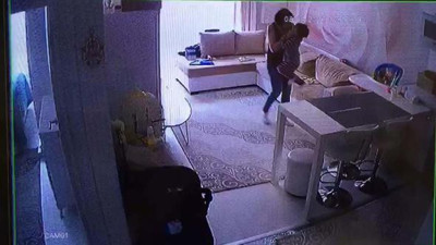 Yabancı bakıcı çocuğa işkence yaparken yakalandı