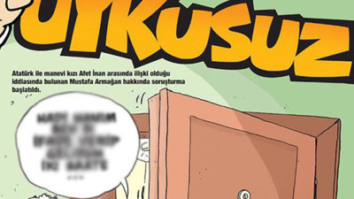 Uykusuz'dan, 'Atatürk'e hakaret' kapağı