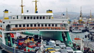 O taşıtlara 'arabalı vapur' yasağı